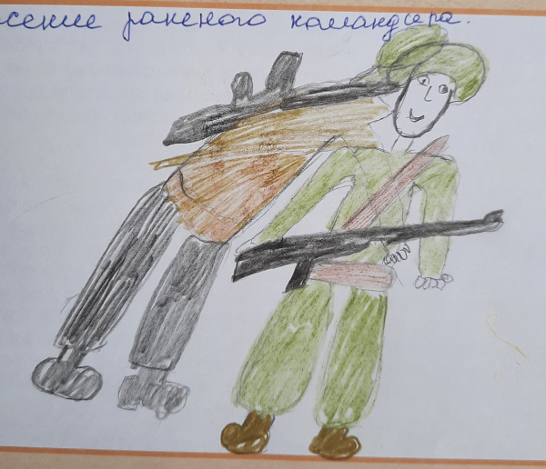 За спасение командира